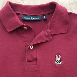 Psycho Bunny Kids Polo Shirt - Burgundy
